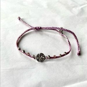 Pura Vida bracelet- Sand Dollar Gem 🐚